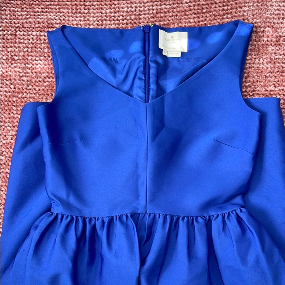 Elegant Blue Sleeveless Dress